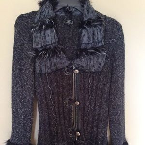 Ladies zipper sweater